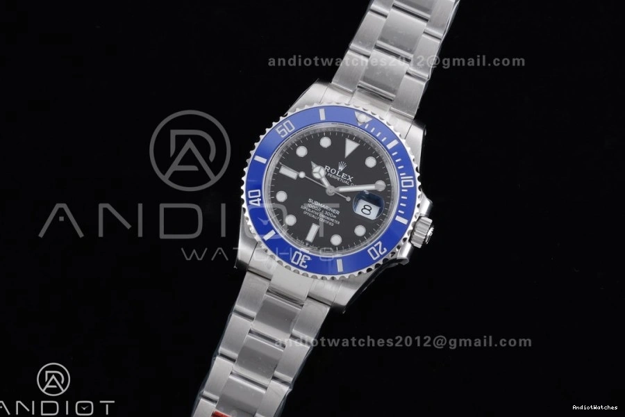 1156 Blue Ceramic Monster VSF 126619LB FlexibleFit A Version Youth Submariner 904L Steel 41mm The Cookie 0329